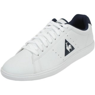 Boutique Le Coq Sportif Courtone Blanc/Dressblue Blanc - Chaussures Baskets Basses Homme En Ligne